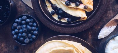 Naleśniki z jagodami