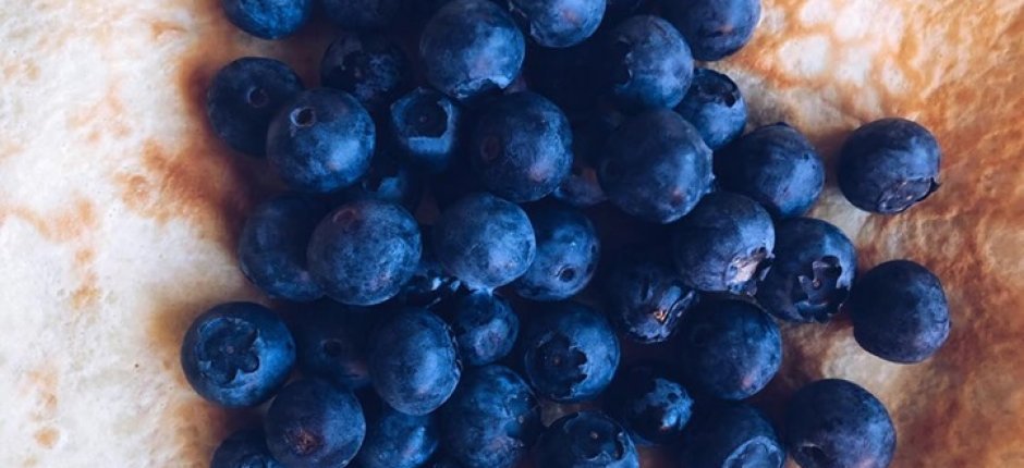 Jagody na naleśniku