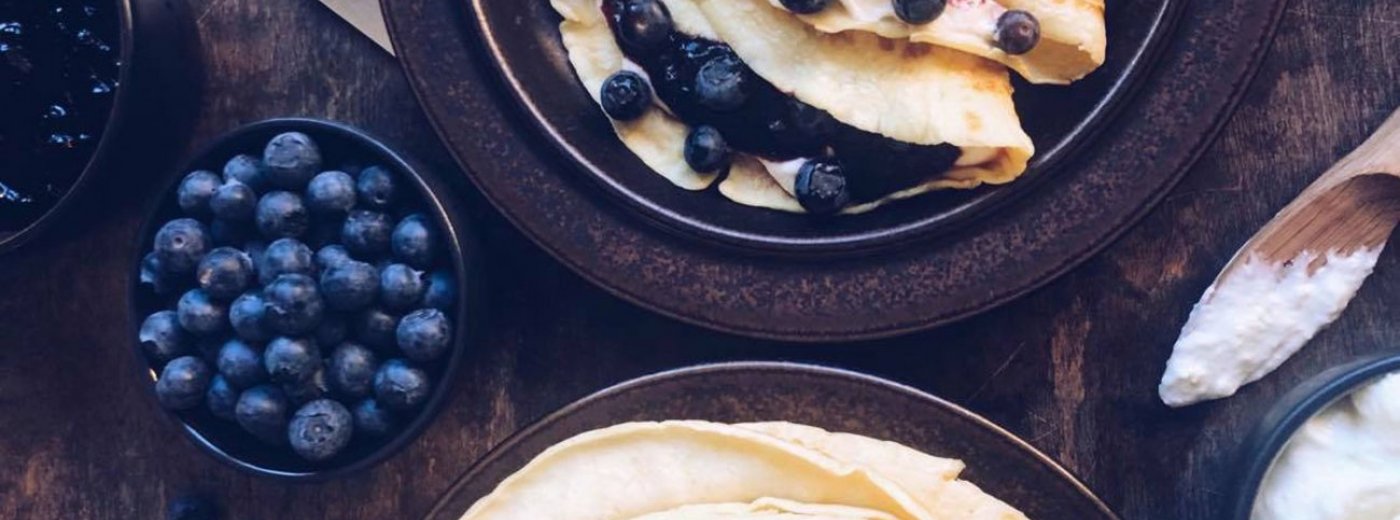 Naleśniki z jagodami